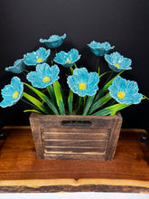 Load image into Gallery viewer, Flower, 1 Pc. - Large Hibiscus on 11” Wire Stem - Teal

