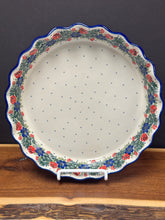 Load image into Gallery viewer, Pie Plate, Fluted 10&quot; - Garden Party
