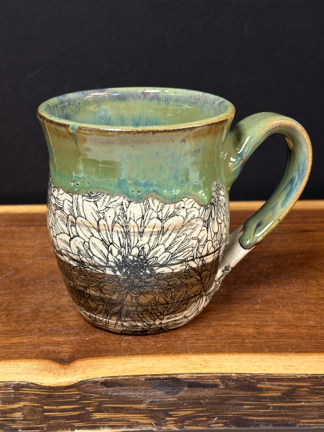 Mug, Barrel Style -  16 oz. Mum’s Mug by Matthew’s Pottery