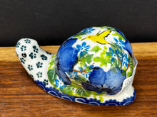 Load image into Gallery viewer, Snail, Medium Tall - Blue Hibiscus
