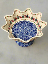 Load image into Gallery viewer, Bowl, Pedestal Pre-owned - Red Reindeer
