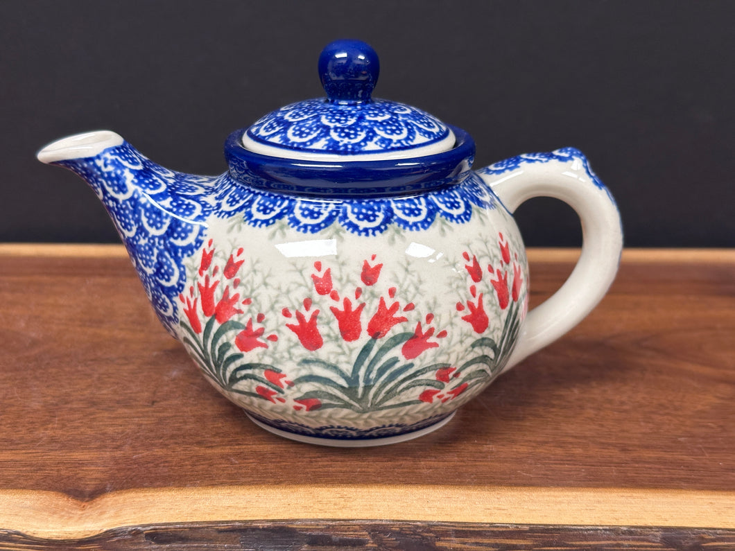Teapot, 12 oz. - Crimson Bell
