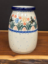 Load image into Gallery viewer, Vase, Small Milk Bottle - Honey Bee
