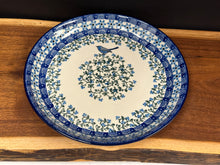 Load image into Gallery viewer, Plate, Rimmed 9.25&quot; - Bluebird Vines
