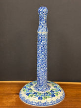 Load image into Gallery viewer, Paper Towel Holder - Blue Phlox
