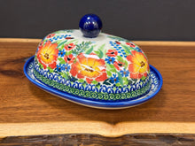 Load image into Gallery viewer, Butter Dish, Oval Kalich - Glowing Garden
