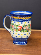 Load image into Gallery viewer, Mug, Pedestal 12 oz - Amanita Mushrooms
