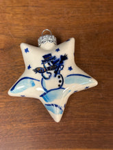 Load image into Gallery viewer, Ornament, Star Flat - Snowman QLTY 2
