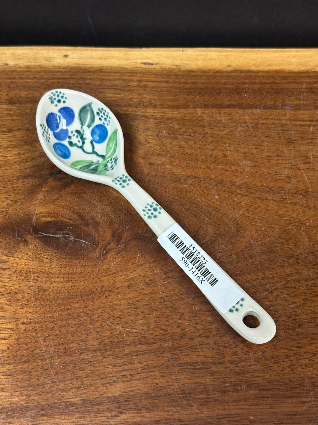 Spoon, Medium 6.25” - Blue Berries
