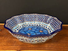 Load image into Gallery viewer, Bowl, Faceted Serving, 9&quot; W
