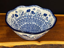 Load image into Gallery viewer, Bowl, Wavy Edge 8&quot; - Evening Poppy
