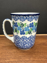 Load image into Gallery viewer, Mug, Bistro 16 oz. - Blue Phlox

