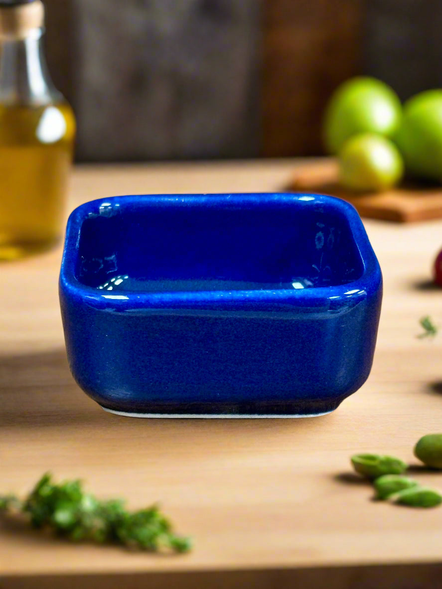 Bowl, Square Dip - Cobalt