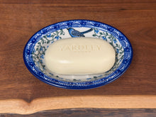 Load image into Gallery viewer, Soap Dish, Oval 5.5” - Bluebird Vines
