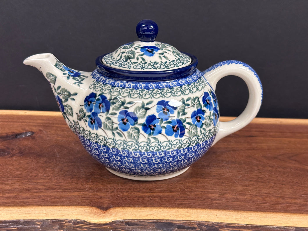 Teapot (1 qt) - Winter Viola