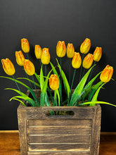 Load image into Gallery viewer, Flower, 1 Pc. - Tulip on 8” Wire Stem - Two-Toned Yellow
