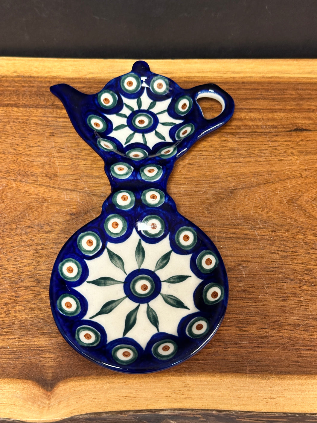 Tea Bag & Cup Holder - Peacock