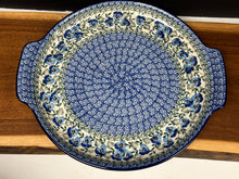 Load image into Gallery viewer, Platter, Round w/ Handles, 11.75&quot; - Winter Viola
