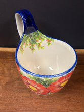 Load image into Gallery viewer, Bowl, Loop Handle Soup - Red Poppy
