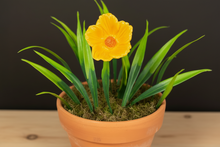 Load image into Gallery viewer, Flower, 1 Pc. - Large Hibiscus on 11” Wire Stem - Yellow
