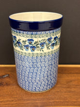 Load image into Gallery viewer, Wine Crock/ Utensil Holder, 7.75" H - Winter Viola
