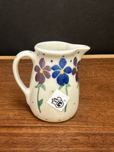 Load image into Gallery viewer, Miniature Pitcher, Toothpick Holder - Early Pansies
