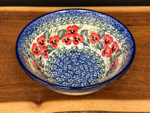 Load image into Gallery viewer, Bowl, Nesting 5.5" W - Red Pansy
