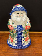 Load image into Gallery viewer, Father Christmas Lidded Jar, Large - Cardinal on Garland
