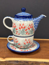 Load image into Gallery viewer, Teapot for One - Crimson Bells
