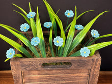 Load image into Gallery viewer, Flower, 1 Pc. - Mini Primula on 8” Wire Stem - Teal

