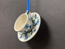 Load image into Gallery viewer, Ornament, Teacup - Georgia Blue

