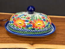 Load image into Gallery viewer, Butter Dish, Oval Kalich - Glowing Garden
