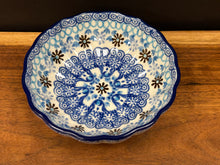 Load image into Gallery viewer, Bowl, Scalloped 4.5” - Blue Yonder
