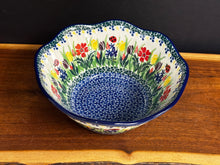 Load image into Gallery viewer, Bowl, Wavy Edge 8&quot; - U3787 Ladybug
