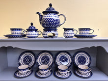 Load image into Gallery viewer, Tea Set for 6, Traditional Cobalt Blue
