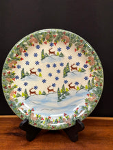 Load image into Gallery viewer, Plate, Dinner 10.25" - Reindeer in the Snow

