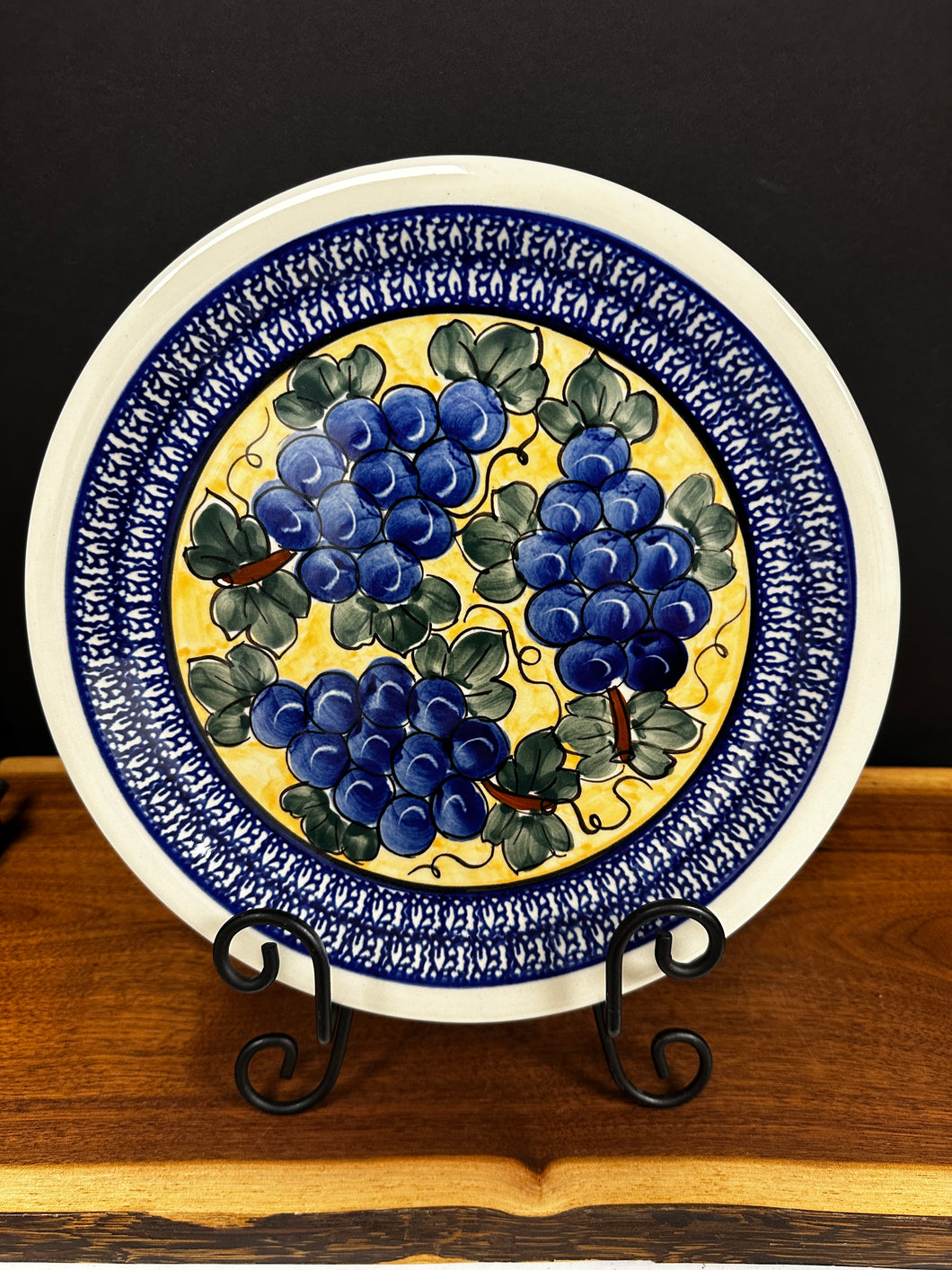 Dinner Plate 10.75” - Tuscan Grapes
