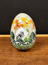 Load image into Gallery viewer, Egg, Pysanky Pottery - Peaches &amp; Cream
