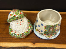 Load image into Gallery viewer, Father Christmas Lidded Cookie Jar, Large - Reindeer in the Snow

