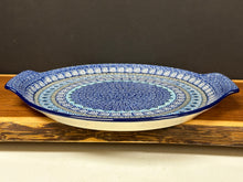 Load image into Gallery viewer, Platter, Round w/ Handles, 11.75&quot; - Aztec Sky
