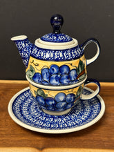 Load image into Gallery viewer, Teapot for One, 12 oz. - Tuscan Grapes
