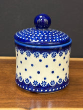 Load image into Gallery viewer, Sugar Canister, Lace &amp; Dots
