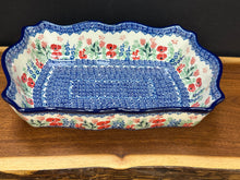 Load image into Gallery viewer, Baker, Scalloped Rectangular - Whimsical Garden
