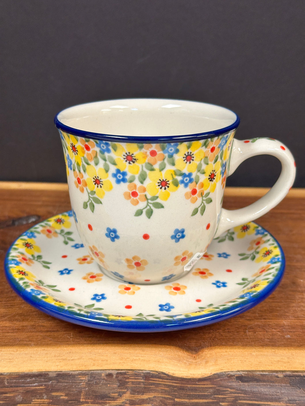 Teacup & Saucer, 8oz - Buttercup