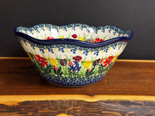 Load image into Gallery viewer, Bowl, Wavy Edge 8&quot; - U3787 Ladybug
