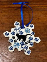 Load image into Gallery viewer, Ornament, Flat Snowflake - Boo Boo Kitty
