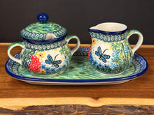 Load image into Gallery viewer, Cream &amp; Sugar Set w/tray - U4-U4612
