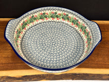 Load image into Gallery viewer, Baker, Round w/Tab Handles, 10.25" - Holly Berry

