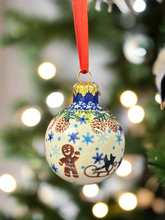 Load image into Gallery viewer, Ornament, Vena 3.5" Round - Gingerbread Boy
