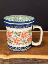 Load image into Gallery viewer, Mug, Tea w/Infuser - Tickled Pink
